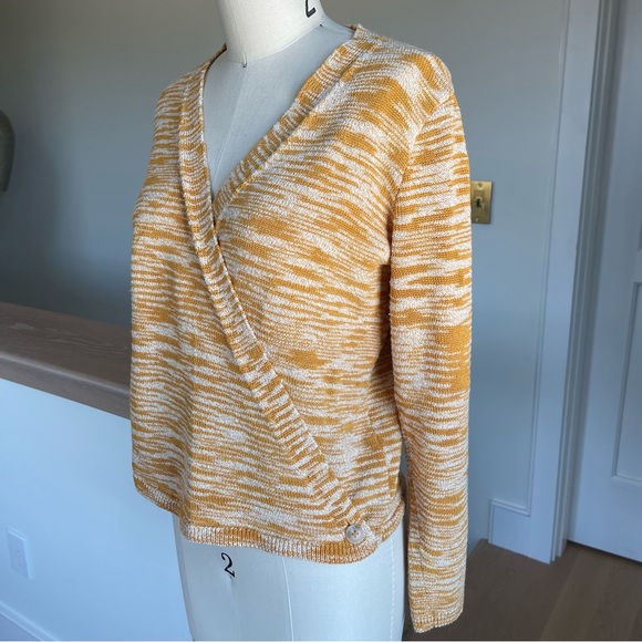 Lucky Brand Golden Glow Open Cardigan Lightweight Knit Sweater Size S - Picture 6 of 10